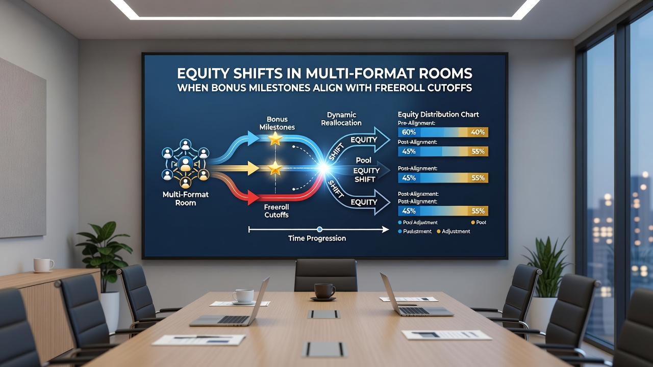 Grafik zu Equity-Veränderungen bei Bonus- und Freeroll-Überschneidungen